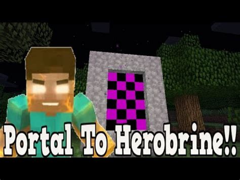 Check spelling or type a new query. Minecraft How To Make A Portal To Herobrine - Herobrine ...