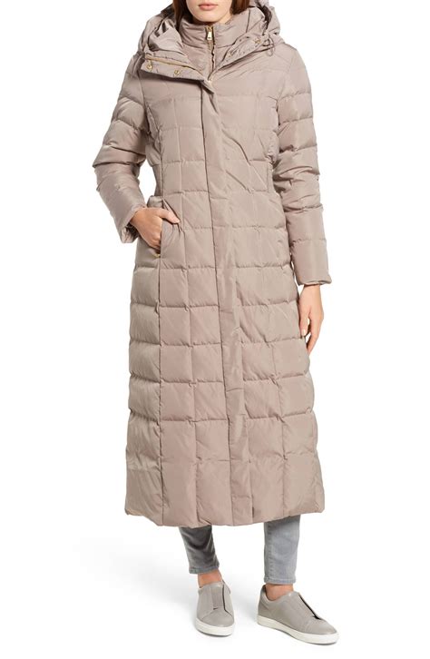 Cole Haan Quilted Coat With Inner Bib Alternate Color Cashew Quilted