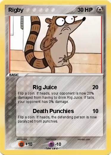 Enjoy fast free shipping and the lowest prices. Pokémon Rigby 162 162 - Rig Juice - My Pokemon Card