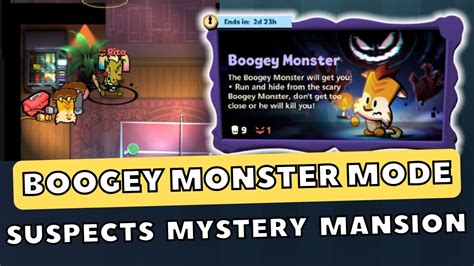 NEW BOOGEY MONSTER IS CRAZY MODE - Suspects: Mystery Mansion (S3) - YouTube
