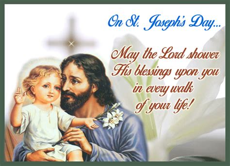 A Blessed St Josephs Day Card Free Saint Josephs Day Ecards 123