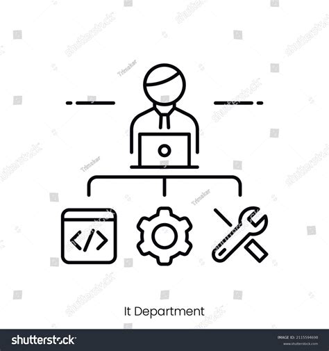 Department Icon Outline Style Icon Design Stock Vector Royalty Free