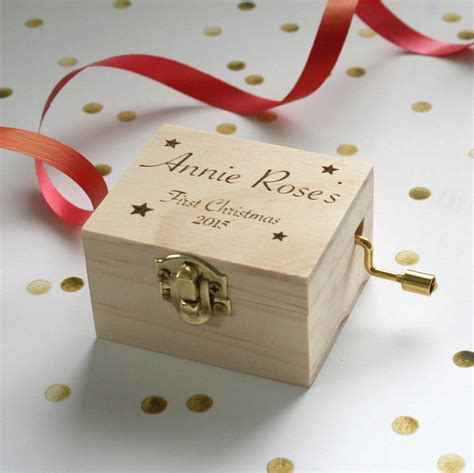 This is in good vintage condition. personalised christmas music box by modo creative | notonthehighstreet.com