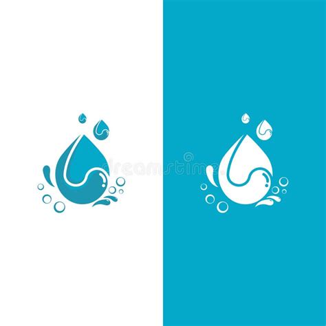 Water Drop Logo Template Vector Stock Vector Illustration Of Liquid