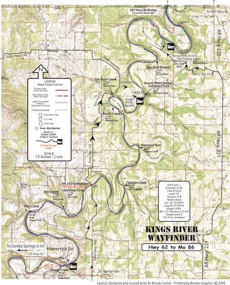 King River Arkansas Map Dulcea Konstance
