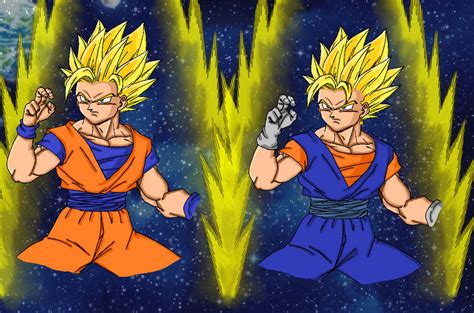 Remake 2011 Goku Vegeto Pose By Naruttebayo67 On Deviantart