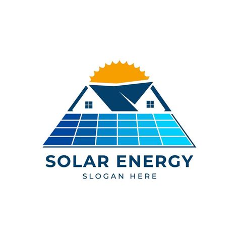 Sun Solar House Energy Logo Design Clipart Suitable For Solar Tech