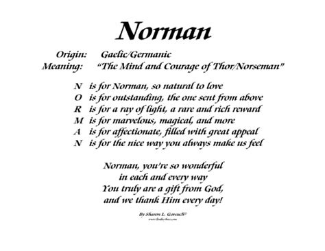 Meaning Of Norman Lindseyboo