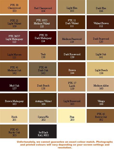 Gallery For Brown Paint Color Chart Brown Color Palette Brown