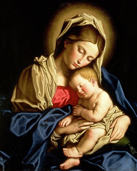 Madonna And Child by Il Sassoferrato