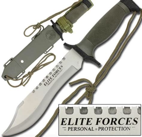 Combat Evolution Elite Forces Military Survival Knife With Sheath