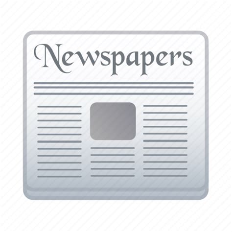 News Newspaper Paper Text Icon