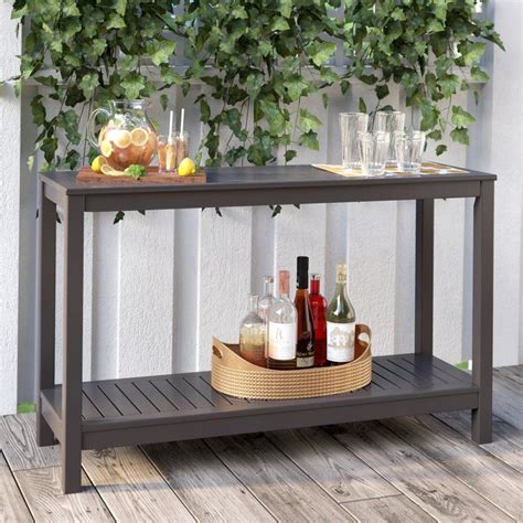 Carey Console Table Outdoor Console Table Buffet Console Outdoor