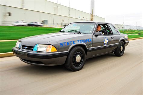 Ford mustang police interceptor car. 1990 Ford Mustang LX 5.0 Kentucky State Police Car