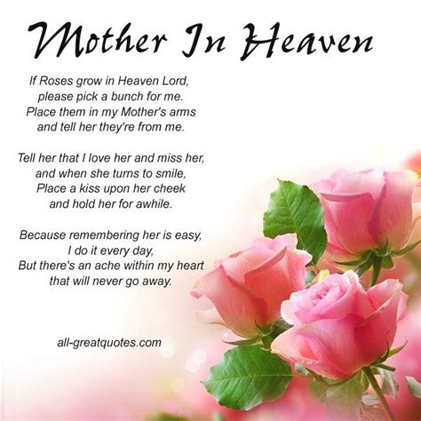 Mothers Day Wishes To My Mom In Heaven