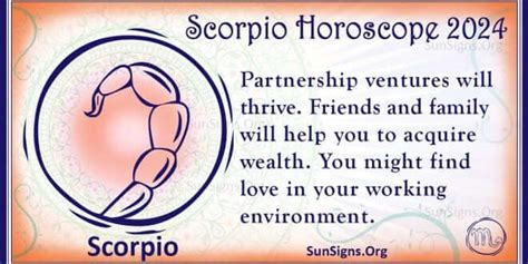 scorpio horoscope 2024 get your predictions now sunsigns