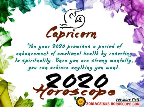 Capricorn Horoscope 2020 Capricorn 2020 Horoscope Yearly Predictions
