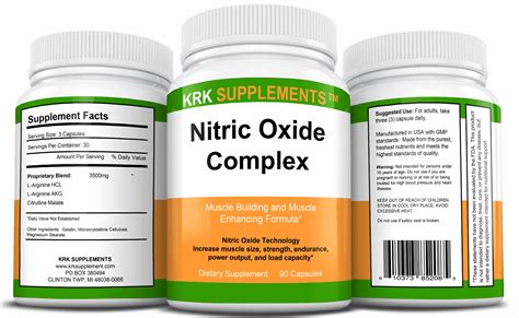 Nitric Oxide Complex 3500mg Per Serving No2 L Arginine Hcl Aakg Akg