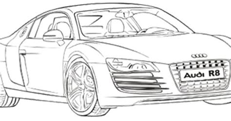 Free audi r8 coloring page, download and color audi r8 coloring page Audi R8 Coupe Coloring Page | A New Coat for Anna | Pinterest