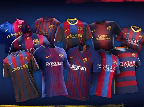 🔵🔴 more than a club. FC Barcelona fans vote on their favourite kit from the ...