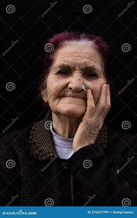 Portrait Of Grandmother Stock Image Image Of Black 276237799
