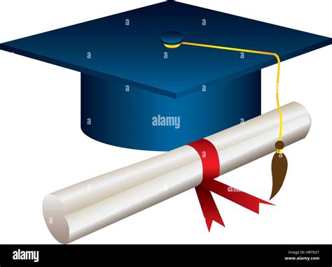Blue Graduation Hat Yellow Tassel Hi Res Stock Photography And Images