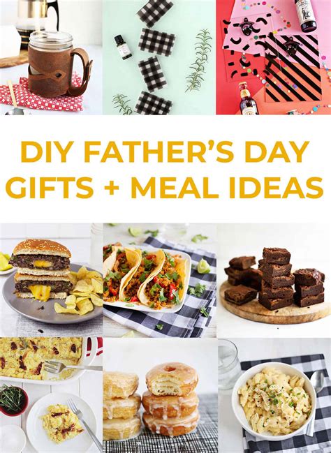 These father's day gift ideas are an adorable way. Homemade Gift + Meal Ideas for Father's Day - A Beautiful Mess