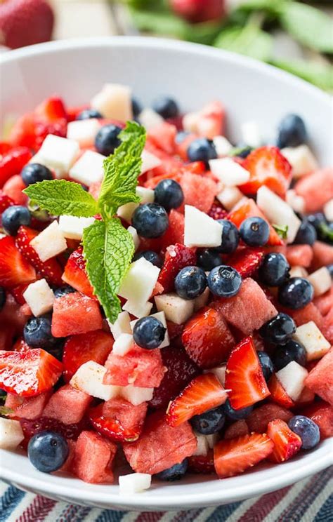 Red White And Blue Fruit Salad Spicy Southern Kitchen