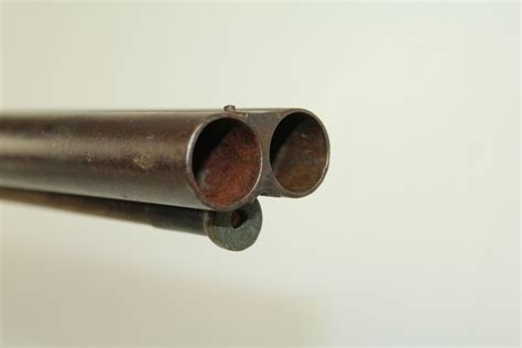 Belgian Double Barrel Percussion Shotgun Antique Firearm Ancestry Guns
