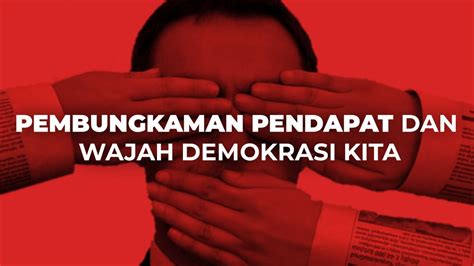 Pembungkaman Pendapat Dan Wajah Demokrasi Kita Giring Ganesha