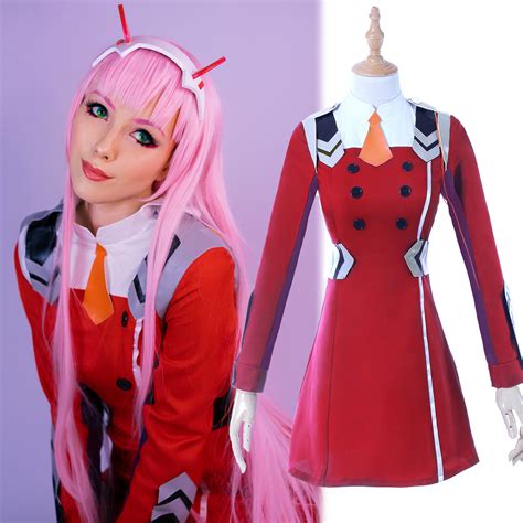 Darling In The Franxx 02 Zero Two Outfit Uniform Cosplay Costume
