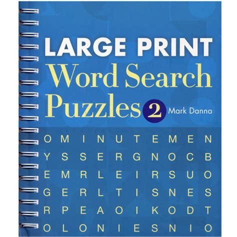 Large Print Word Search Puzzles Number 2
