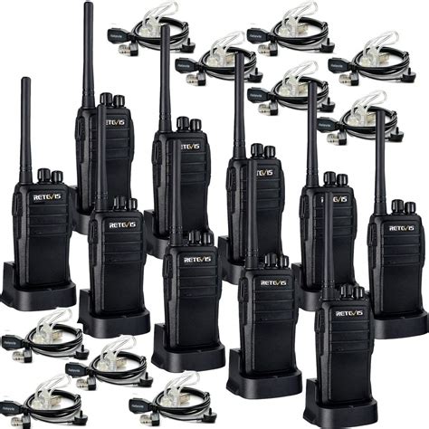 Retevis Rt21 Two Way Radio Rechargeable 2 Way Radios Uhf Frs 16ch Vox