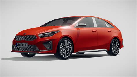 Kia Proceed 2019 Buy Royalty Free 3d Model By Squir3d 7db0101