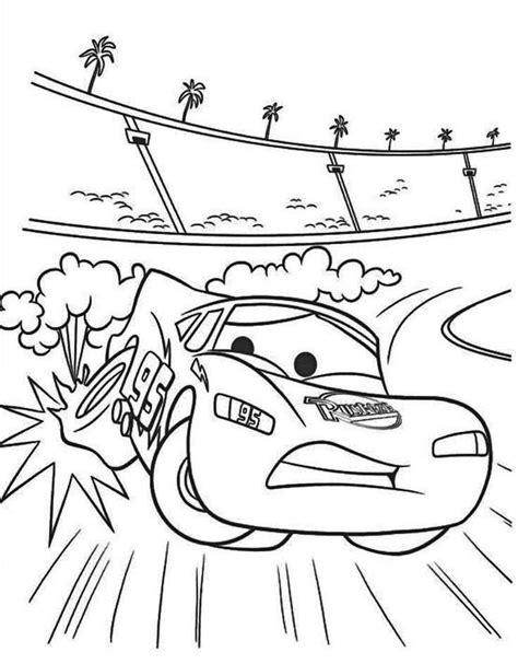 Printable Disney Cars Lightning Mcqueen Coloring Pages Coloring Porn