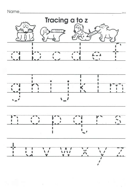 Abc Tracing Sheets For Preschool 955