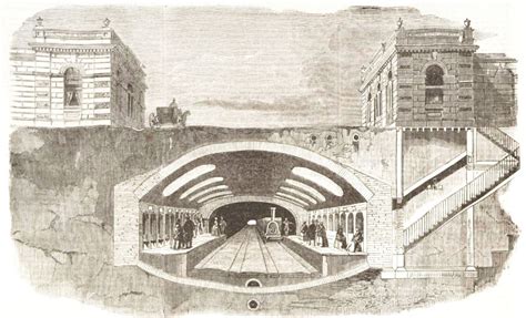 Baker St Station 1863 Metropolitan London Underground Old London