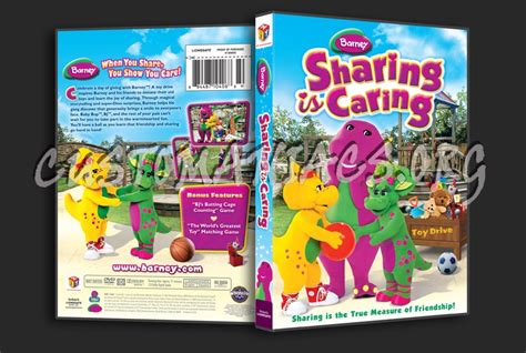Barney Sharing Is Caring Dvd Cover Dvd Covers And Labels