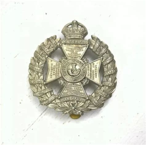 Ww British Army Rifle Brigade Cap Badge Picclick Uk