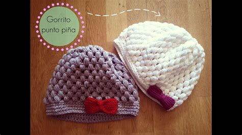 Check spelling or type a new query. Gorro de ganchillo fácil punto piña - Crochet Hat Puff ...