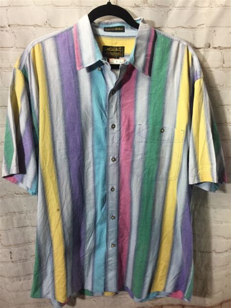 Download EDDIE BAUER VERTICAL STRIPED SHIRT W/ PASTEL COLORS ...