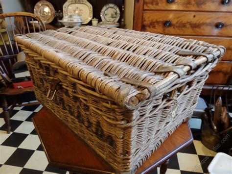 Check spelling or type a new query. Antiques Atlas - Large Vintage Wicker Laundry Basket ...