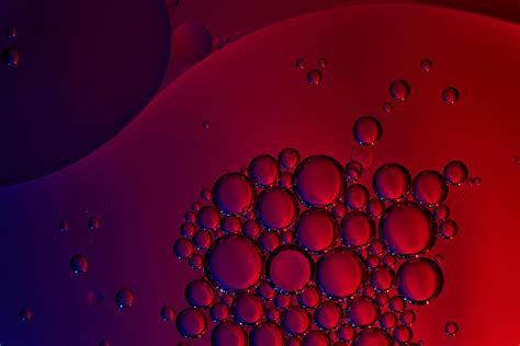 Abstract Liquid Circles Background 3d Bubble Texture Trendy Fluid