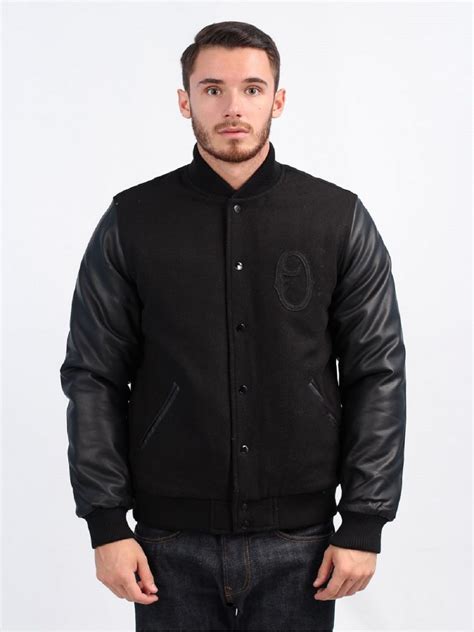 Full Black Varsity Jacket For Men Men Jackets Mauvetree