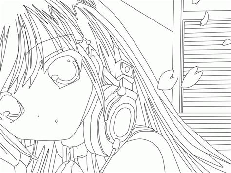 Anime Baby Girl Coloring Page Page For All Ages Coloring Home