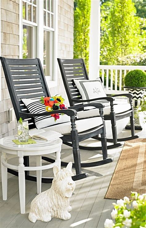 If a rustic wicker look isn't for you, opt for slipcovered furniture. Outdoor Front Porch Furniture - Modern Interior Paint ...