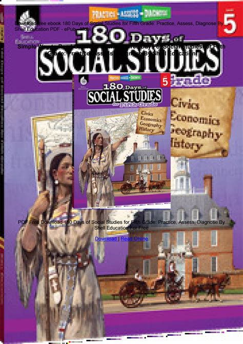 Read 180 Days Of Social Studies For Fifth Grade Practice Assess