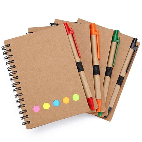 Recycled Paper Notebook Recycled Notebook With Pen