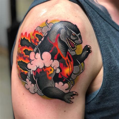 Godzilla Tattoo Archives Tattoos Free