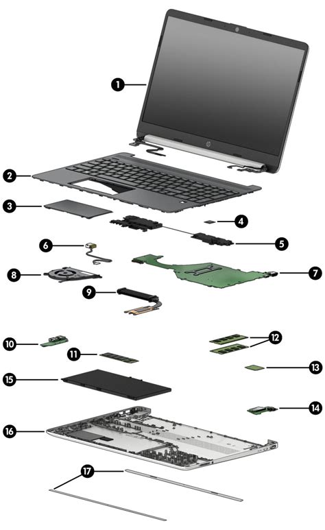 Hp 15 Ef0000 Laptop Pc Illustrated Parts Hp® Customer Support